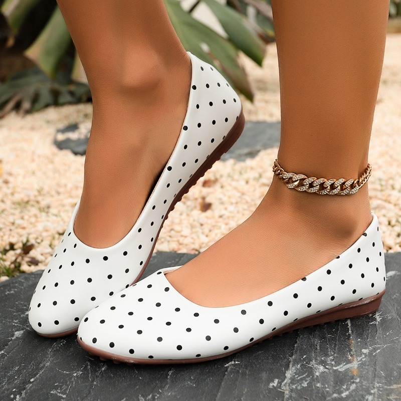 Women'S Fashion Loafers - Scarpe Basse da Donna Bianche a