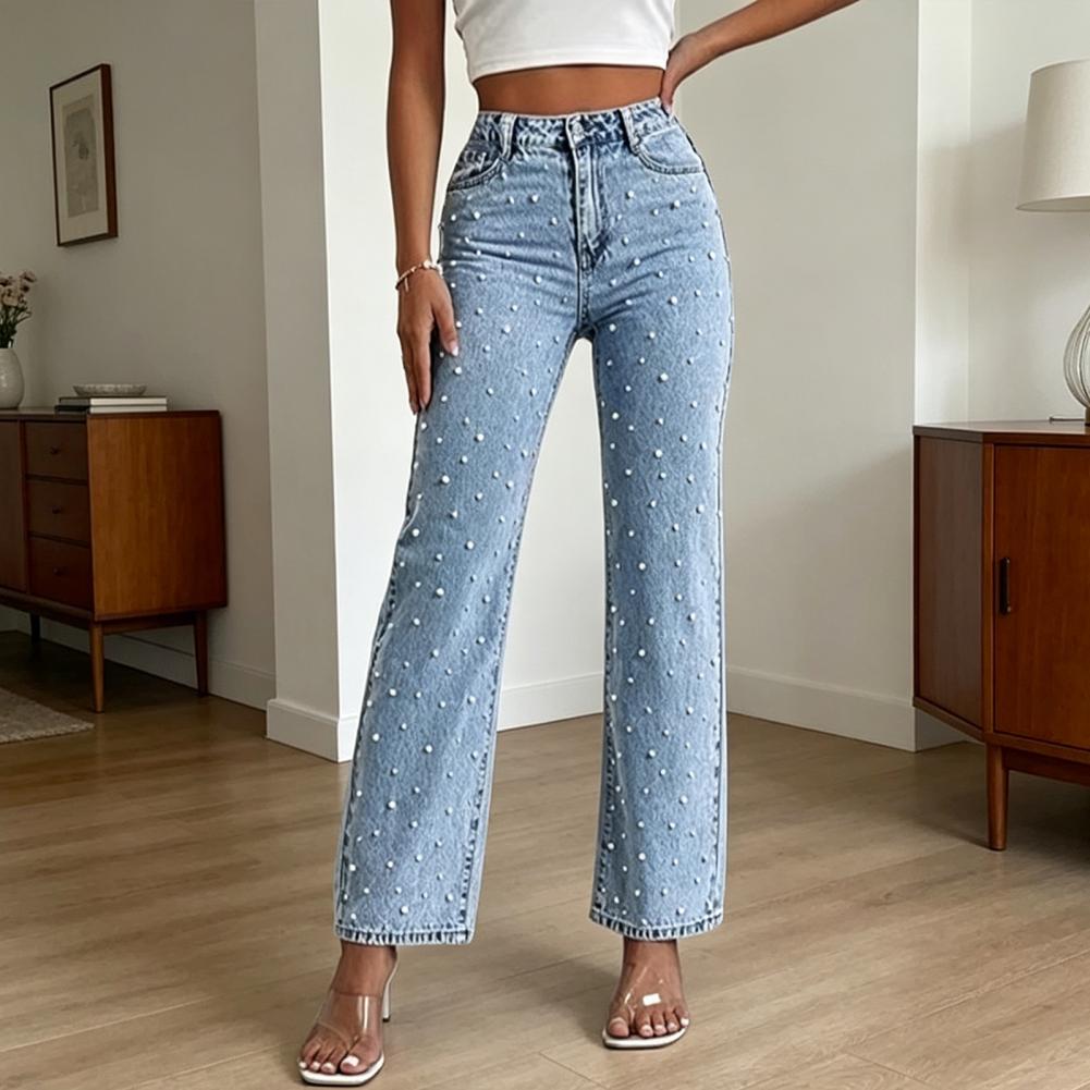Mom Jeans Women - Jeans Corecore Estetici a Vita Alta