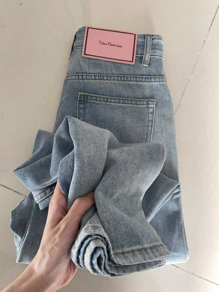 Mom Jeans Women - Jeans larghi da donna a gamba