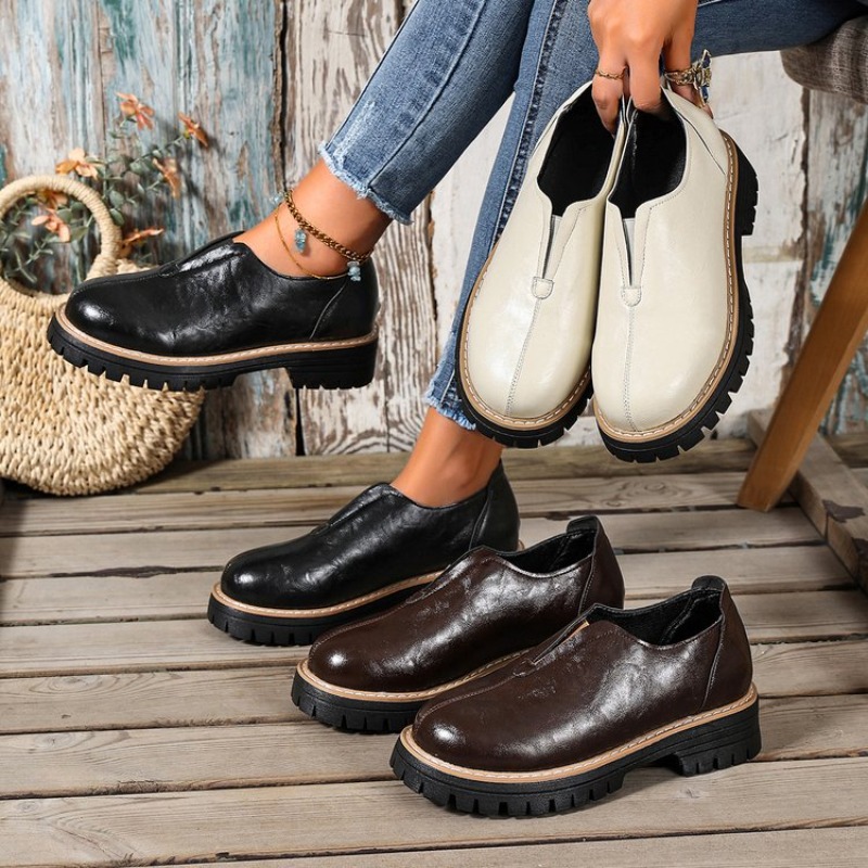 Women'S Fashion Loafers - Scarpe da Donna in Stile Britannico