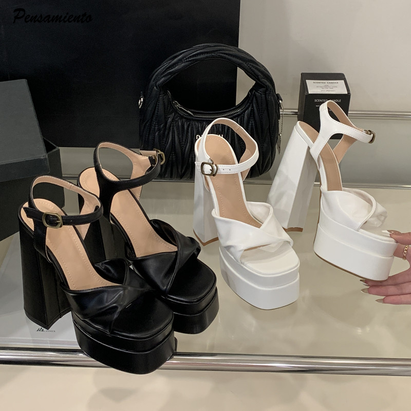 Women Fashion Ideas - Star style Fashion Doppia piattaforma Zeppe