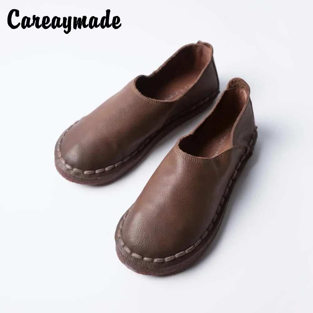 Women'S Fashion Loafers - Careaymade-scarpe in vera pelle, scarpe basse