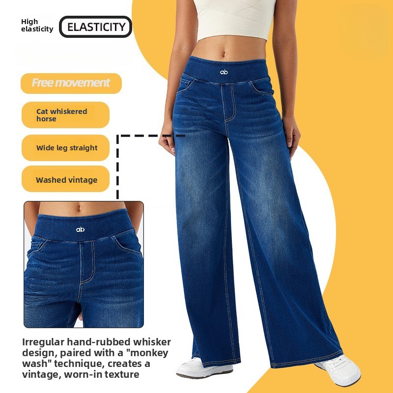 Mom Jeans Women - Jeans da Donna a Vita Alta