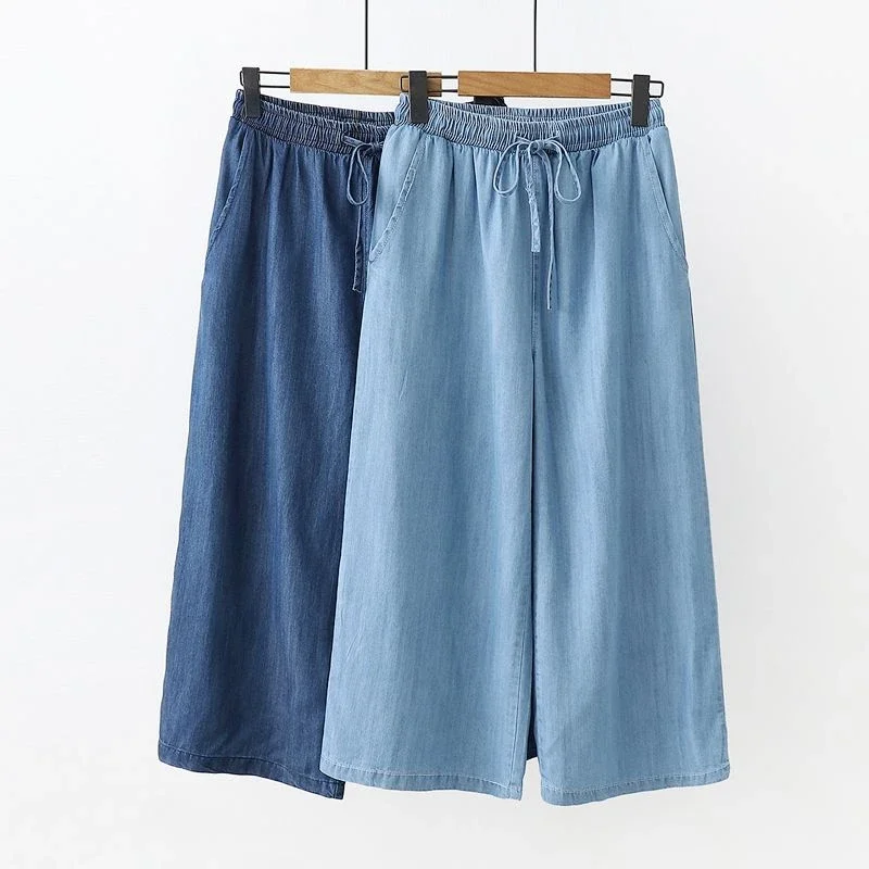 Pantaloni Jeans in Cotone Blu  - Mom Jeans Women recensione e prezzo