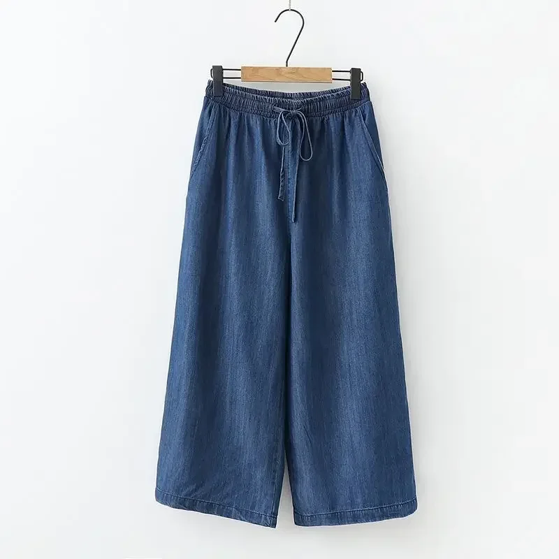 Pantaloni Jeans in Cotone Blu  - Mom Jeans Women recensione e prezzo