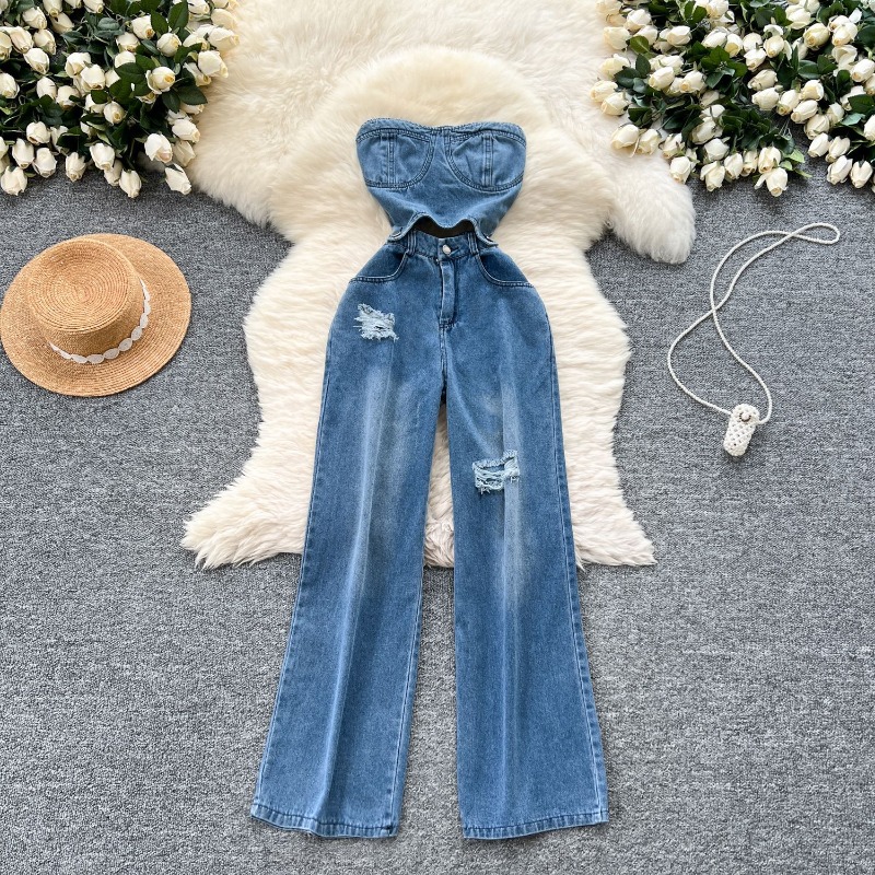 Tute in denim da donna, intere - Mom Jeans Women recensione e prezzo