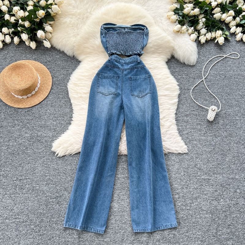 Tute in denim da donna, intere - Mom Jeans Women recensione e prezzo