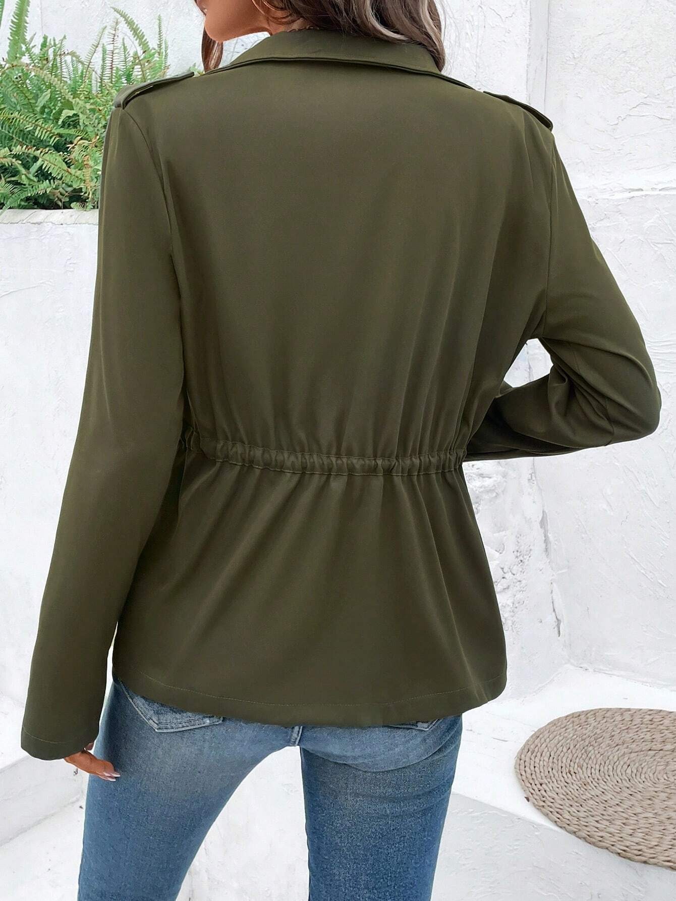 Giacca da donna con cintura a  - Women'S Fashion Utility Jacket recensione e prezzo