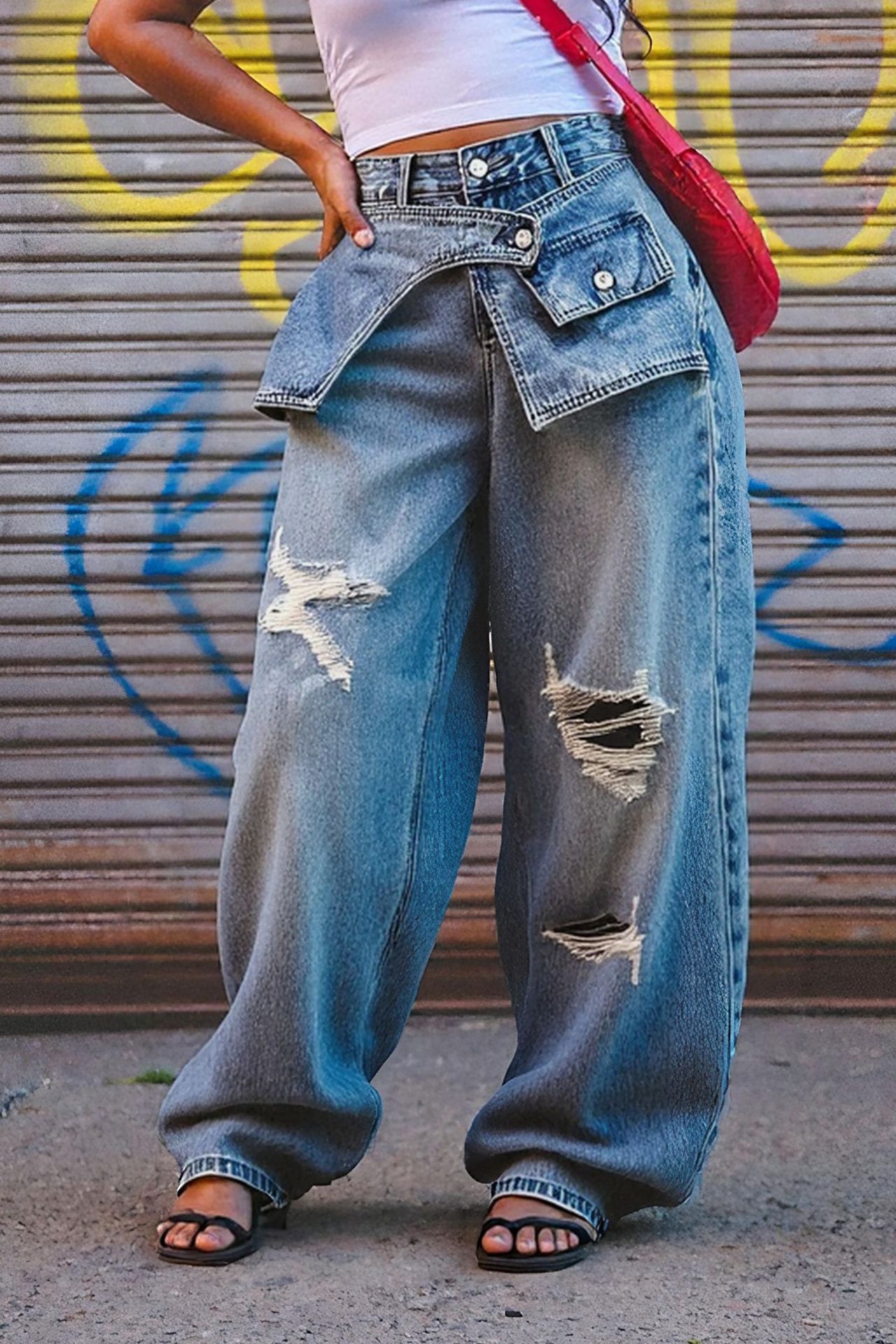 Jeans a gamba dritta da donna, - Mom Jeans Women recensione e prezzo