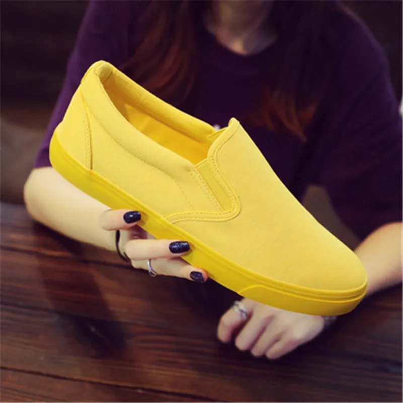 Scarpe casual in tela traspira - Women'S Yellow Fashion Sneakers recensione e prezzo