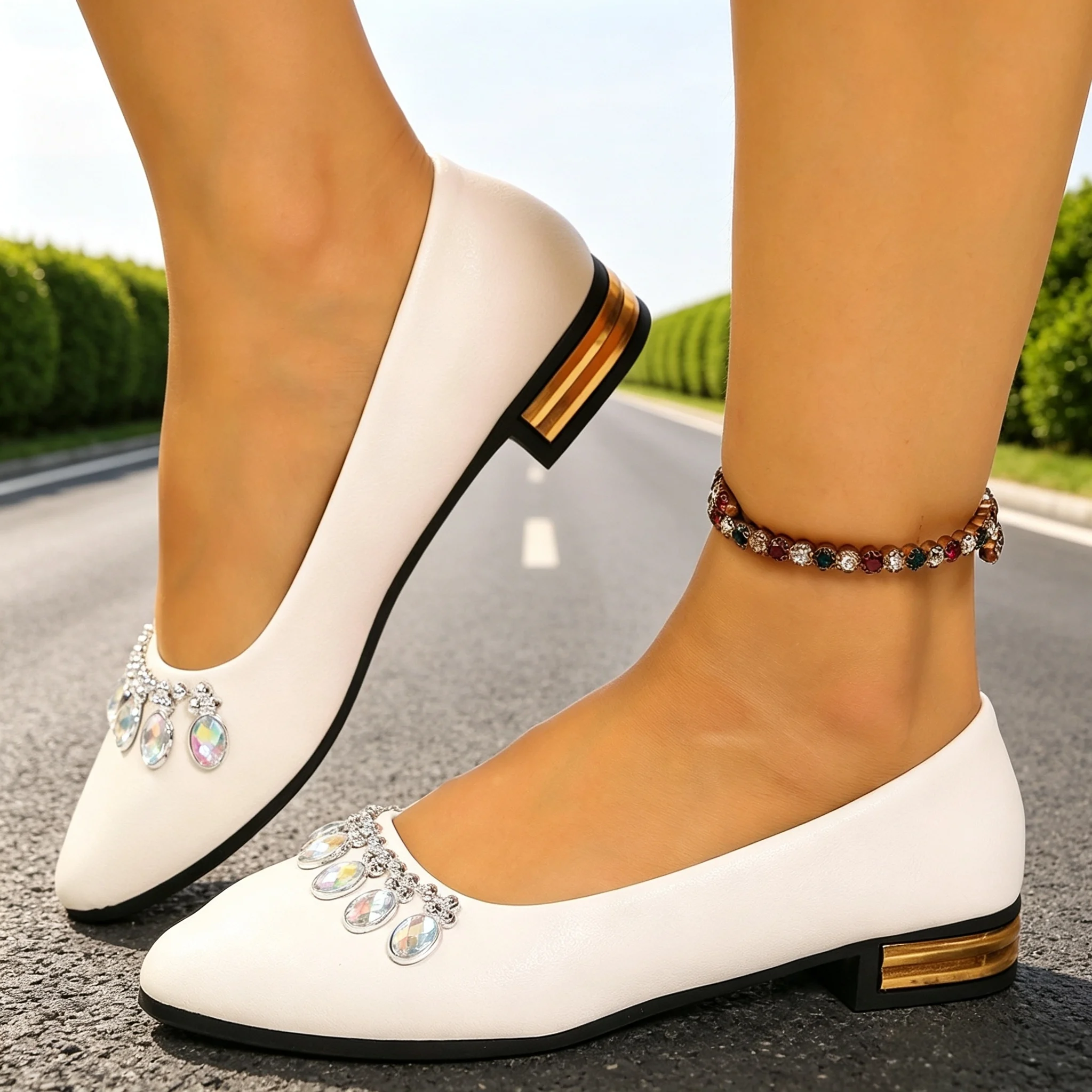 Scarpe Basse da Donna a Punta, - Women'S Fashion Loafers recensione e prezzo