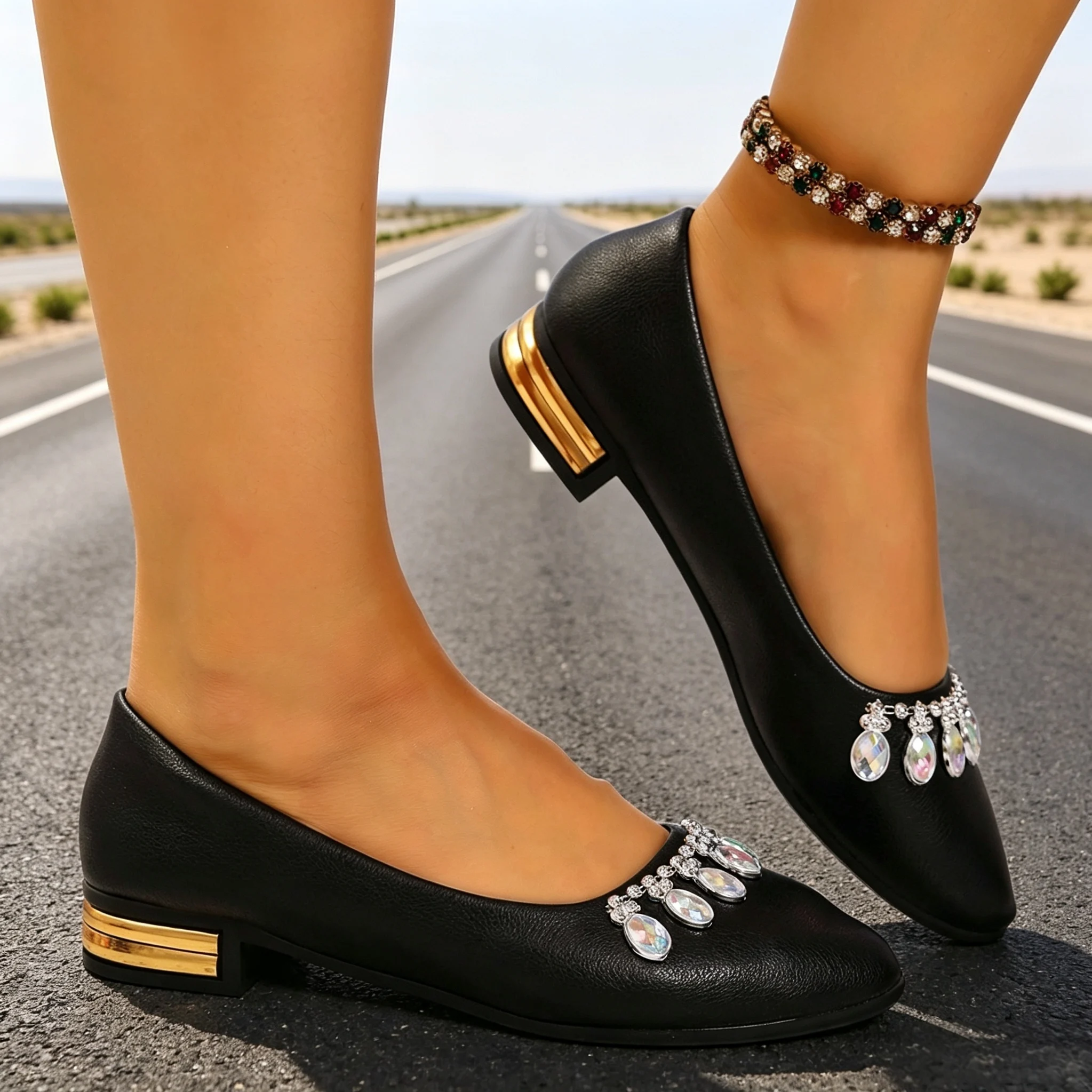 Scarpe Basse da Donna a Punta, - Women'S Fashion Loafers recensione e prezzo