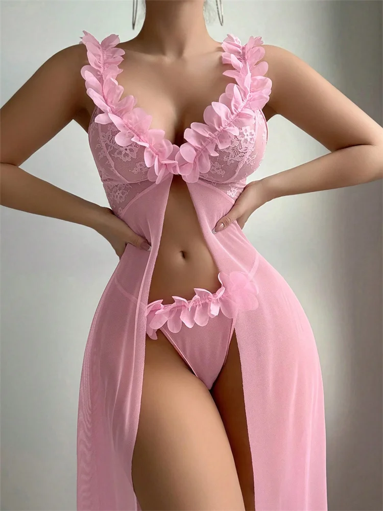 Camicia da Notte Rosa Floreale - Women'S Fashion Line recensione e prezzo